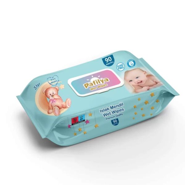 Pafilya Star Bebek Islak Mendil, Mavi